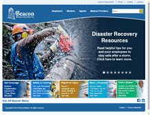 Tablet Screenshot of beaconmutual.com